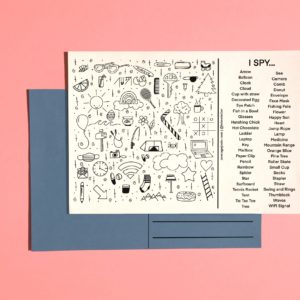 Harder I Spy Postcard