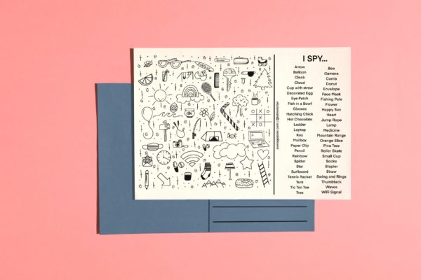 Harder I Spy Postcard